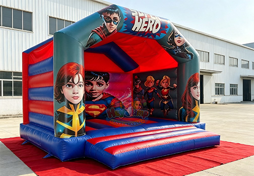 Customizable Inflatable Super Hero Mini Bounce