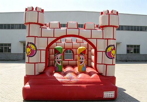 Customizable Inflatable Pink Castle