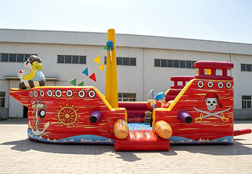 ustomizable Inflatable HJC067 Pirate Ship-1