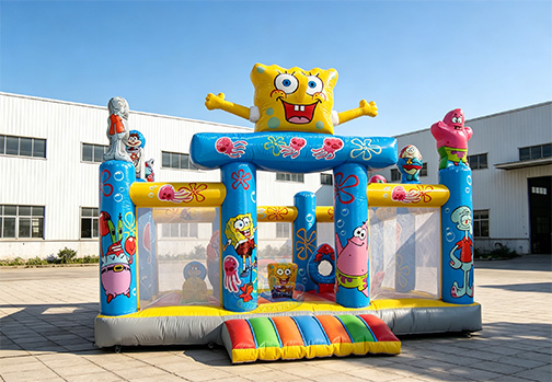 Customizable Inflatable HJC070 Spongebob Bouncer