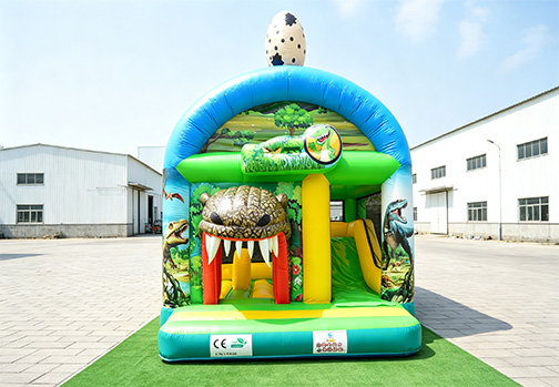 Customizable Inflatable HJC086 Dinosaur Head Bouncer