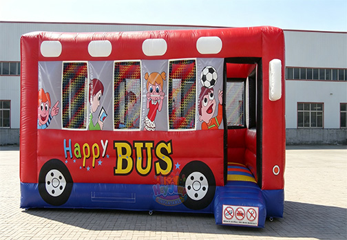 Customizable Inflatable HJC087 Happy Bus
