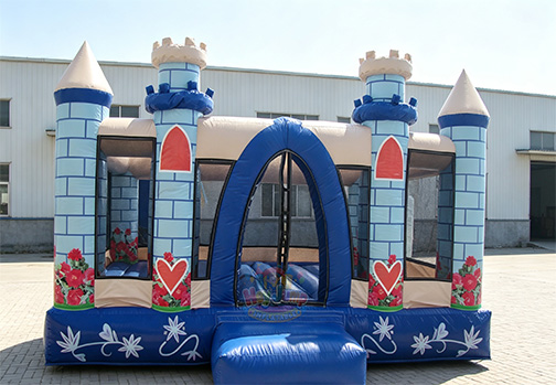 Customizable Inflatable HJC089 Blue Castle