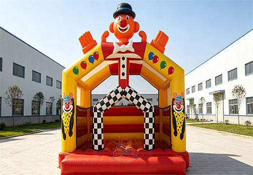 Customizable Inflatable HJC133 Clown Bouncer-2