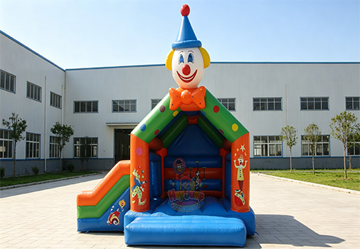 Customizable Inflatable HJC134 Clown Bouncer-3