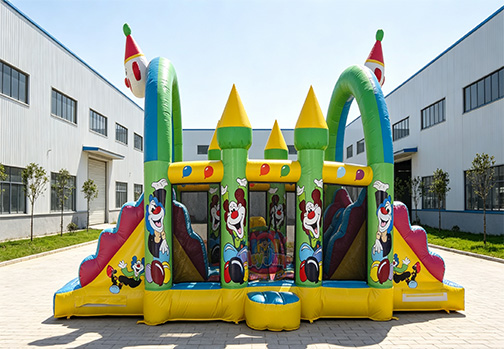Customizable Inflatable HJC136 Clown Tunnel