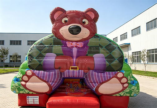 Customizable Inflatable HJC142 Bear Bouncer-2