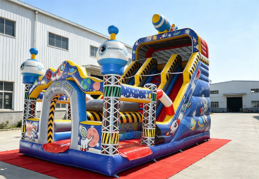 Customizable Inflatable HJS006 Outer Space Slide