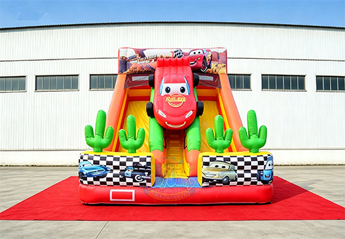 Customizable Inflatable HJS019 Racing McQueen Slide