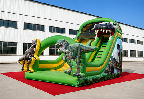 Customizable Inflatable HJS021 Dinosaur Slide