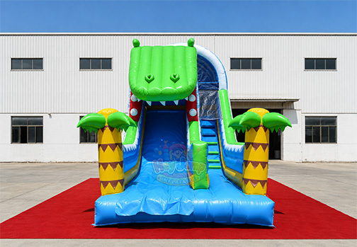 Customizable Inflatable HJS028 Crocodile Slide