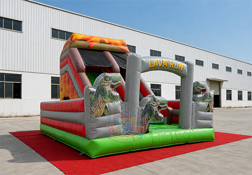 Customizable Inflatable HJS029 Dinosaur Slide