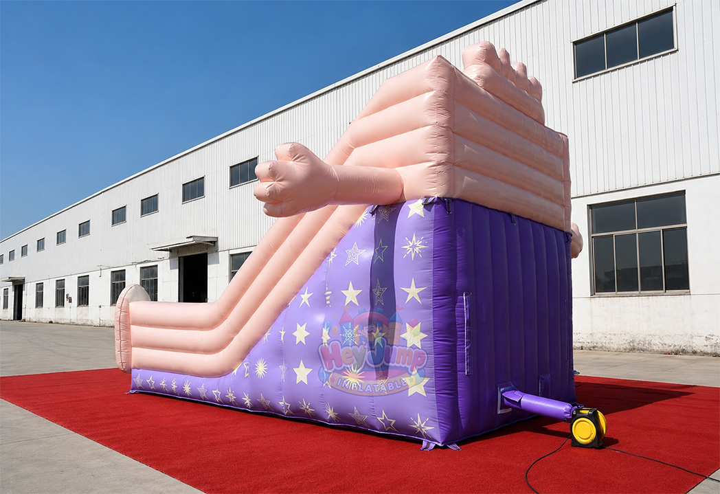 HJS032 Pink Leopard Slide