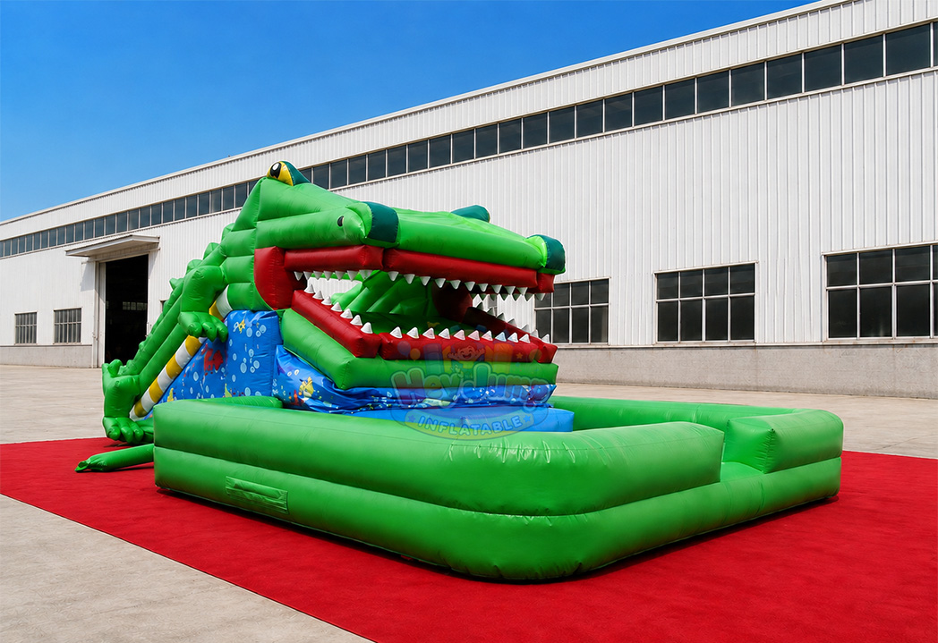 HJS052 Crocodile Jumping Slide