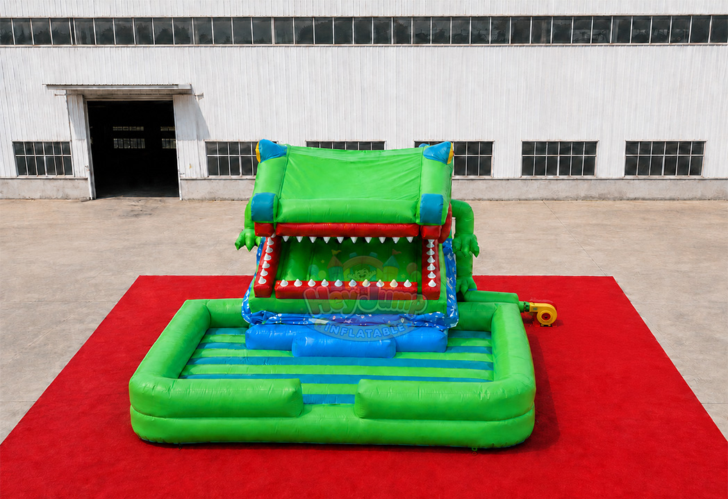 HJS052 Crocodile Jumping Slide
