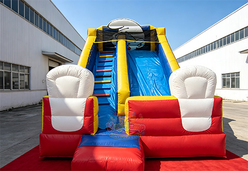 Customizable Inflatable HJS062 The Smurfs Slide-2