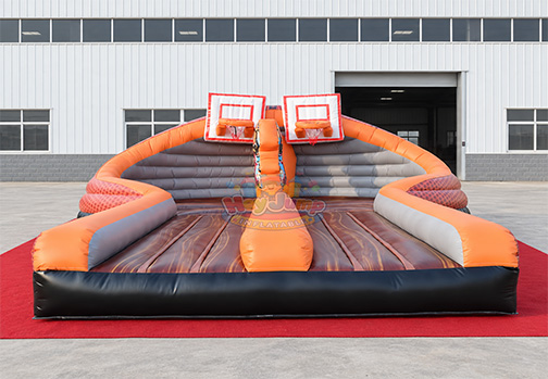 Customizable Inflatable HJG043 Dual Lane Basketball Game