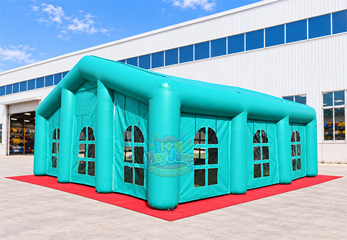 Customizable HJT016 Inflatable Grey Castle Tent