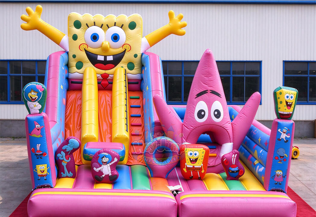 HJBC022 Inflatable Spongebob Bouncer-2