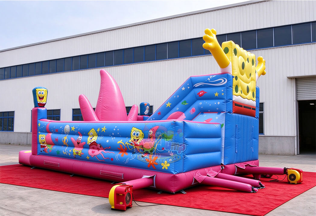 HJBC022 Inflatable Spongebob Bouncer-2