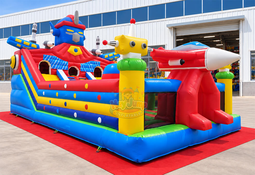 HJBC028 Inflatable Airplane Castle