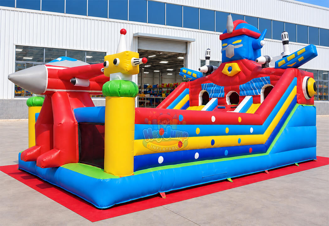 HJBC028 Inflatable Airplane Castle