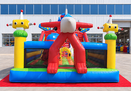 Customizable HJBC028 Inflatable Airplane Castle