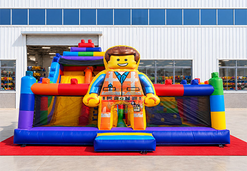 Customizable HJBC029 Inflatable Lego Paradise